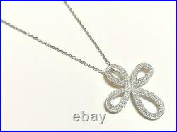 Infinity Cross Cubic Zirconia Pendant Georgini Sterling Silver rrp £149