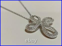 Infinity Cross Cubic Zirconia Pendant Georgini Sterling Silver rrp £149