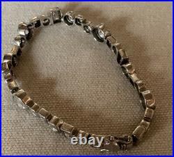 Jasper Conran Bracelet 925 Sterling Silver Cubic Zirconia Line Bracelet