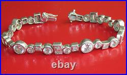 Jasper Conran Bracelet 925 Sterling Silver Cubic Zirconia Line Bracelet