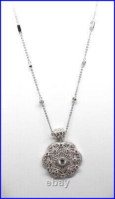 Joseph Esposito Sterling Silver & Cubic Zirconia 16 Necklace