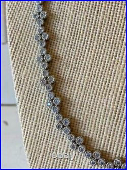 Judith Ripka Cubic Zirconia Sterling Silver Necklace