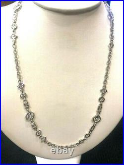 Judith Ripka Sterling Cubic Zirconia Necklace