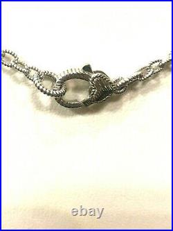 Judith Ripka Sterling Cubic Zirconia Necklace