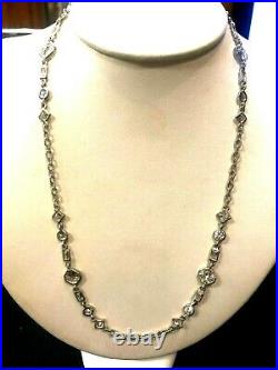 Judith Ripka Sterling Cubic Zirconia Necklace