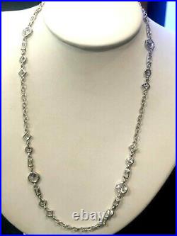 Judith Ripka Sterling Cubic Zirconia Necklace