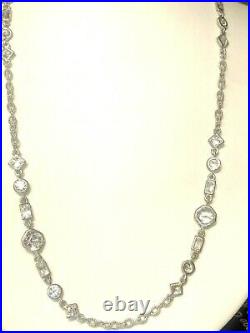 Judith Ripka Sterling Cubic Zirconia Necklace