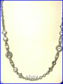 Judith Ripka Sterling Cubic Zirconia Necklace