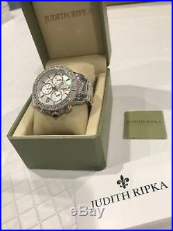 Judith Ripka Sterling Silver And Cubic Zirconia Watch