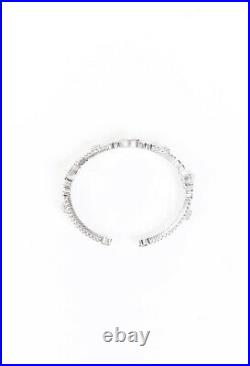 Judith Ripka Sterling Silver Cubic Zirconia Pearl Bracelet