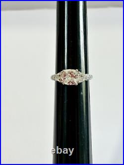 Judith Ripka Stunning Sterling Silver Cubic Zirconia Cz Statement Ring Size=9