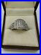 KPJ Designer 925 Sterling Silver And Cubic Zirconia Ring Size 7