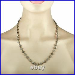 King Baby Sterling Silver and Cubic Zirconia Necklace