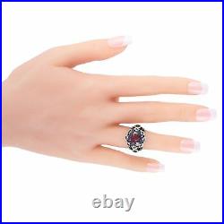 King Baby Sterling Silver and Lavender Cubic Zirconia Crown Ring