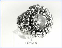 King Baby Studio women's Sunflower Cubic zirconia ring SHOWROOM SALE Q20-9051A