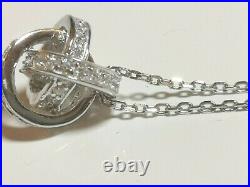 Knot Cubic Zirconia Pendant Georgini Sterling Silver rrp £105