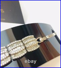 Ladies Silver Cubic Zirconia Bracelet