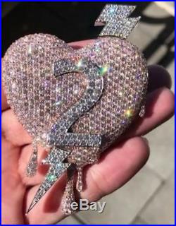 Luv is Rag 2's Customized 925 Sterling Silver Cubic Zirconia Pendant