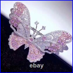 Luxury! Butterfly Brooch, Cubic Zirconia Brooch, Brooches Silver