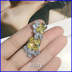 Luxury! High Imitation Yellow Gemstone Earrings, Inspired Cubic Zirconia Earrings