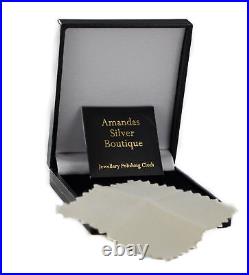 Men's Sterling Silver Cubic Zirconia Set Angel Pendant