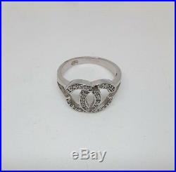 Miran 221102 Sterling Silver Cubic Zirconia Feature Ring Size P1/2 3.5g RRP $185