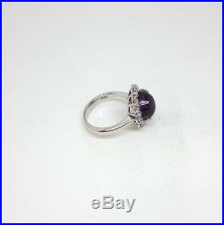 Miran 262188 Roy King Cabochon Amethyst Colour Cubic Zirconia Ring 6.7g RRP$225