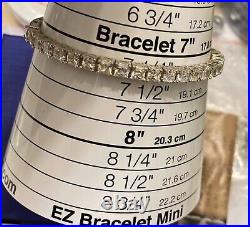 NEW Silpada Sterling Silver Flexible Cuff Cubic Zirconia Bracelet B2094