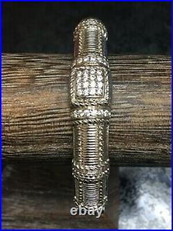 NICE. 925 Sterling Silver & CZ Judith Ripka Bracelet Cubic Zirconia