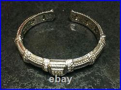 NICE. 925 Sterling Silver & CZ Judith Ripka Bracelet Cubic Zirconia