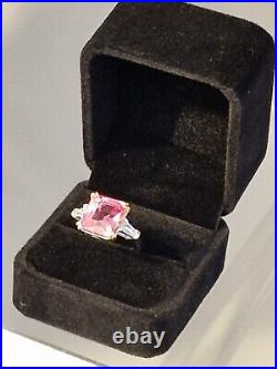 Natural Pastel Pink Sapphire 9.23Ct fine Gemstone ring size L