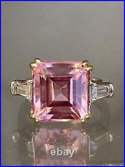 Natural Pastel Pink Sapphire 9.23Ct fine Gemstone ring size L