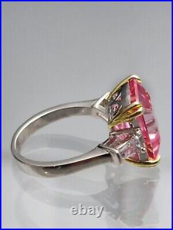 Natural Pastel Pink Sapphire 9.23Ct fine Gemstone ring size L