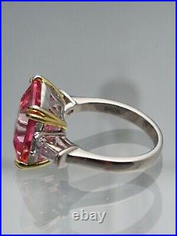 Natural Pastel Pink Sapphire 9.23Ct fine Gemstone ring size L