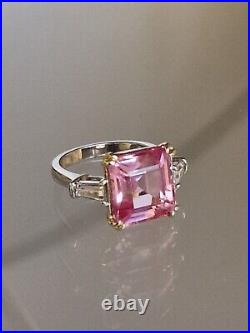 Natural Pastel Pink Sapphire 9.23Ct fine Gemstone ring size L