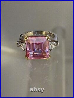 Natural Pastel Pink Sapphire 9.23Ct fine Gemstone ring size L