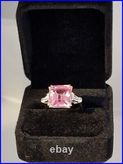 Natural Pastel Pink Sapphire 9.23Ct fine Gemstone ring size L