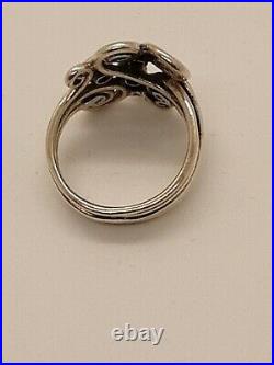 Pandora Autumn Wind Ring Retired Size 60 Cubic Zirconia 190203CZP