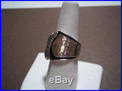 RARE SILPADA R1441 Six Cubic Zirconia Sterling Silver Ring Size 5 HTF Modern