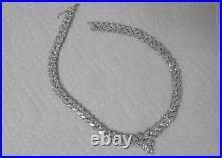 (RP) Sterling silver Cubic Zirconia Necklace