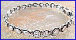 SILPADA. 925 Sterling Silver Cubic Zirconia CZ BRILLIANCE Bracelet Bangle B2710