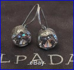 SILPADA Cinema Star Cubic Zirconia Sterling Silver Earrings W2393 RARE