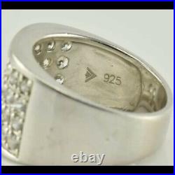 SILPADA R1405 Sterling Silver Channel Set Cubic Zirconia Ring Size 6 RARE HTF