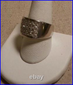 SILPADA R1405 Sterling Silver Channel Set Cubic Zirconia Ring Size 6 RARE HTF
