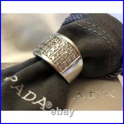 SILPADA R1405 Sterling Silver Channel Set Cubic Zirconia Ring Size 6 RARE HTF