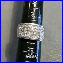 SILPADA R1405 Sterling Silver Channel Set Cubic Zirconia Ring Size 6 RARE HTF