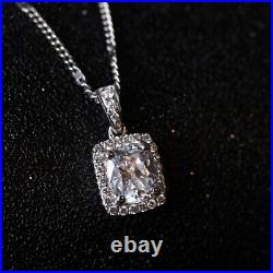 Sale Sterling Silver 925 Cubic Zirconia Jewelry Gorgeous Wedding Party Pendant
