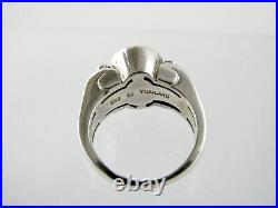 SeidenGang Sterling Silver Cubic Zirconia Roman Cupid Band Ring 6.5g 925 Size 5