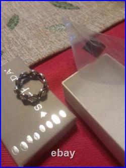 Silpada 925 Sterling Silver Cubic Zirconia BRILLIANCE Eternity Ring R2807 size 8