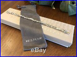 Silpada B0764 Sterling Silver Cubic Zirconia Tennis Bracelet Rare NEW